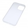 Силиконовый матовый полупрозрачный чехол для Iphone 13 Pro Max, цвет Белый