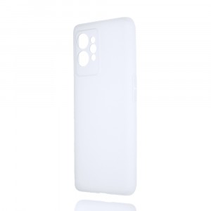 Силиконовый матовый полупрозрачный чехол для Realme GT2 Pro Белый