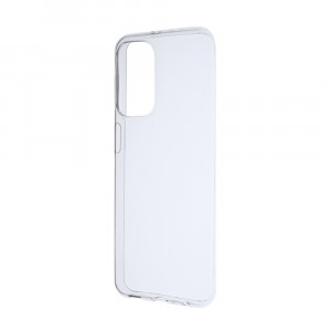 Силиконовый матовый полупрозрачный чехол для Samsung Galaxy A23 Белый