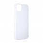 Силиконовый матовый полупрозрачный чехол для Iphone 14 Plus, цвет Белый