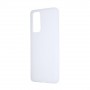 Силиконовый матовый полупрозрачный чехол для Xiaomi Poco M4 Pro 5G, цвет Белый