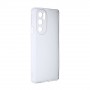 Силиконовый матовый полупрозрачный чехол для Motorola Edge 30 Pro, цвет Белый