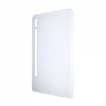 Силиконовый матовый полупрозрачный чехол для Samsung Galaxy Tab S8 Белый