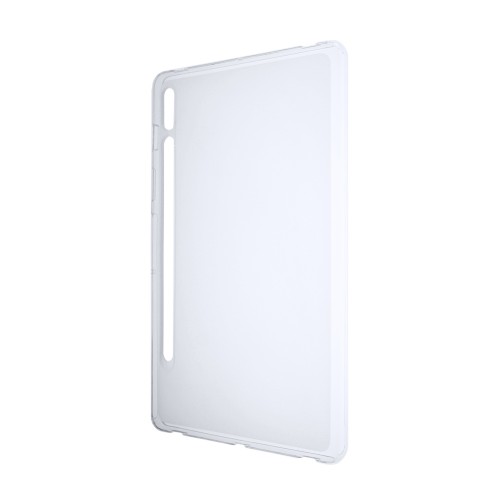Силиконовый матовый полупрозрачный чехол для Samsung Galaxy Tab S8 Plus, цвет Белый