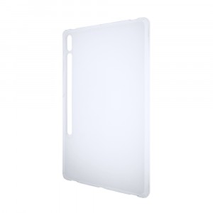 Силиконовый матовый полупрозрачный чехол для Samsung Galaxy Tab S8 Ultra Белый