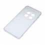 Силиконовый матовый полупрозрачный чехол для Huawei Mate 50 Pro, цвет Белый