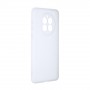 Силиконовый матовый полупрозрачный чехол для Huawei Mate 50, цвет Белый