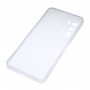 Силиконовый матовый полупрозрачный чехол для Tecno Camon 18, цвет Белый