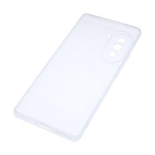 Силиконовый матовый полупрозрачный чехол для Huawei Nova 10, цвет Белый