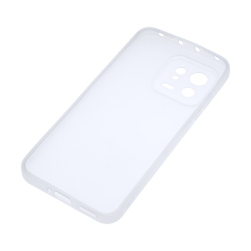 Силиконовый матовый полупрозрачный чехол для Xiaomi 13, цвет Белый
