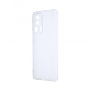 Силиконовый матовый полупрозрачный чехол для Xiaomi 13 Lite Белый