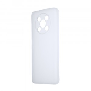 Силиконовый матовый полупрозрачный чехол для Huawei Nova Y90 Белый