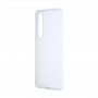 Силиконовый матовый полупрозрачный чехол для Sony Xperia 1 V, цвет Белый