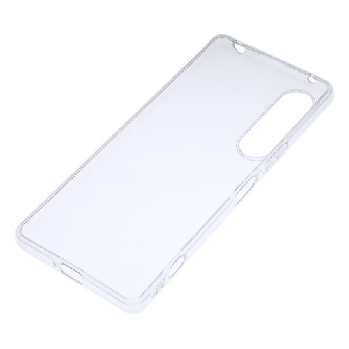 Силиконовый матовый полупрозрачный чехол для Sony Xperia 1 V, цвет Белый