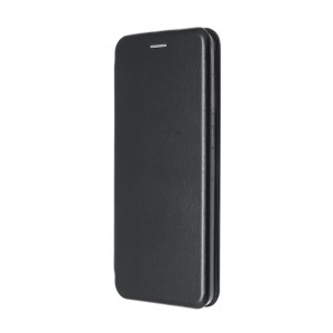 Книжка флип подставка на силиконовой основе с отсеком для карт с магнитной крышкой для Samsung Galaxy A73 5G Черный