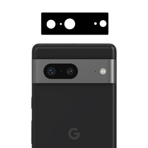 Черное защитное стекло на камеру для Google Pixel 7