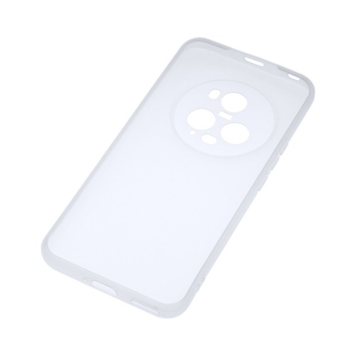 Силиконовый матовый полупрозрачный чехол для Huawei Honor Magic 5 Pro, цвет Белый
