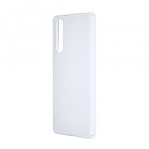 Силиконовый матовый полупрозрачный чехол для Sony Xperia 10 V Белый