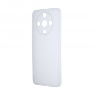 Силиконовый матовый полупрозрачный чехол для Realme 11 Белый
