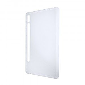 Силиконовый матовый полупрозрачный чехол для Samsung Galaxy Tab S9/S9 FE Белый