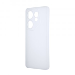 Силиконовый матовый полупрозрачный чехол для Tecno Camon 20 Premier Белый