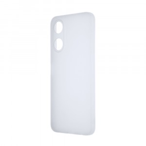 Силиконовый матовый полупрозрачный чехол для Huawei Honor X5 Plus Белый