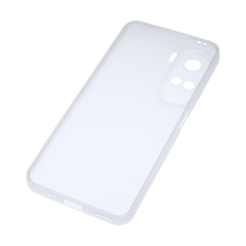 Силиконовый матовый полупрозрачный чехол для Huawei Honor 90 Lite, цвет Белый