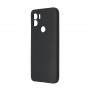 Силиконовый матовый непрозрачный чехол для Xiaomi Redmi A1 Plus/A2 Plus/Poco C50/C51, цвет Черный