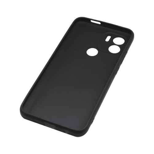 Силиконовый матовый непрозрачный чехол для Xiaomi Redmi A1 Plus/A2 Plus/Poco C50/C51, цвет Черный