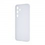 Силиконовый матовый полупрозрачный чехол для Samsung Galaxy S24, цвет Белый