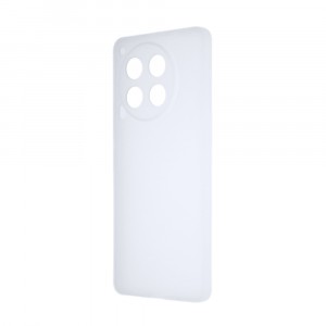 Силиконовый матовый полупрозрачный чехол для Tecno Camon 30 5G Белый